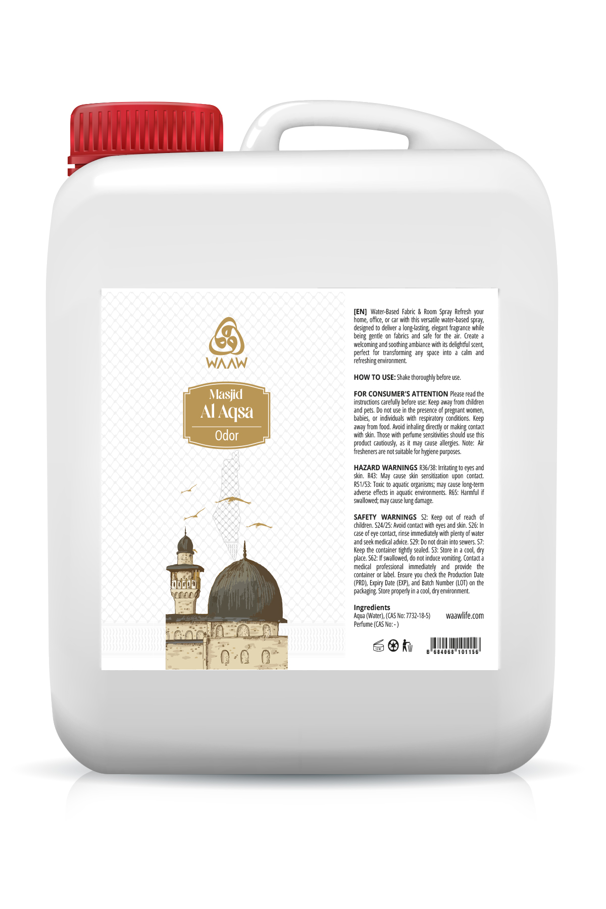 Mescidi Aksa Cami Kokusu 5 Litre – Mescit ve Seccade Kokusu