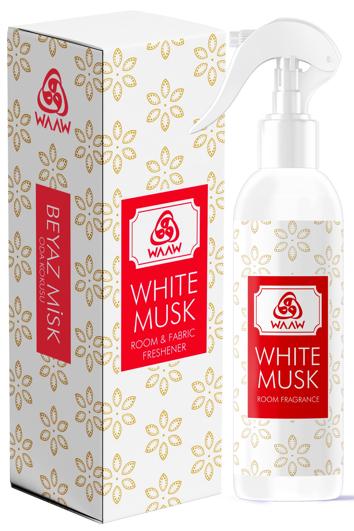 Beyaz Misk & White Musk Kokusu Sprey 400ml Alkolsüz Oda ve Seccade Kokusu