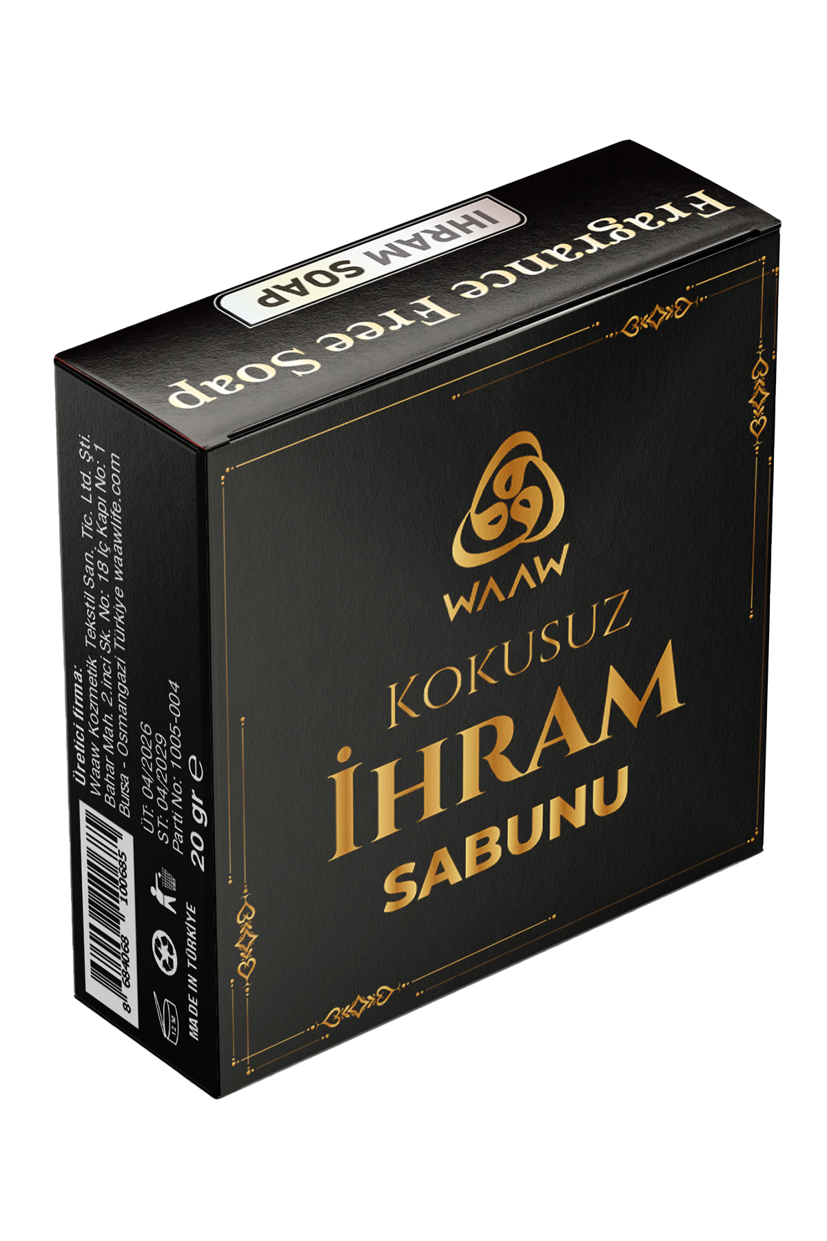 Kokusuz İhram Sabunu 20 Gr Hac ve Umre Malzemeleri