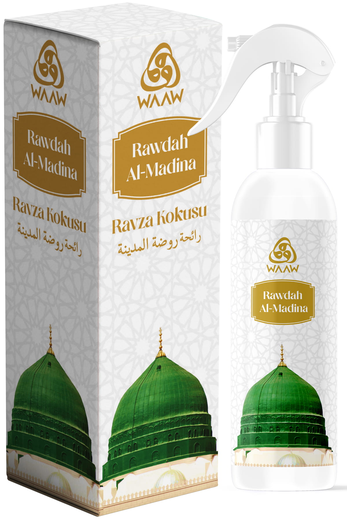 Medine Ravza Kokusu Sprey 400ml Alkolsüz Oda ve Seccade Kokusu