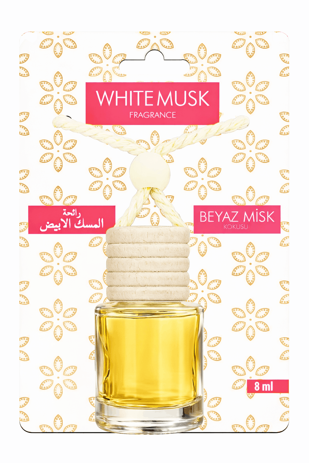 Beyaz Misk & White Musk Kokusu 8ml Asmalı Araba ve Araç Kokusu